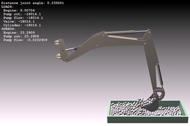 A hydraulic-mechanical crane